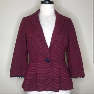 Anthropologie Tabitha Peplum jacket size M